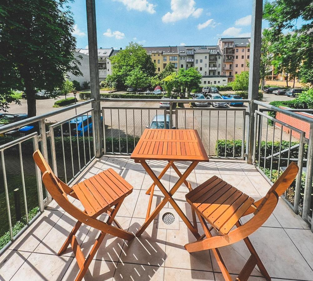 Zentrum, 2R, Balkon, Wifi, 4P, Modern, Ruhig 开姆尼茨 外观 照片