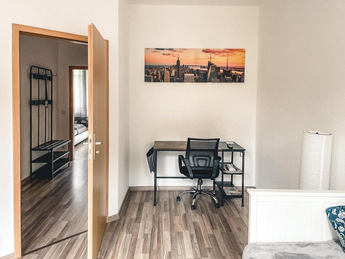 Zentrum, 2R, Balkon, Wifi, 4P, Modern, Ruhig 开姆尼茨 外观 照片