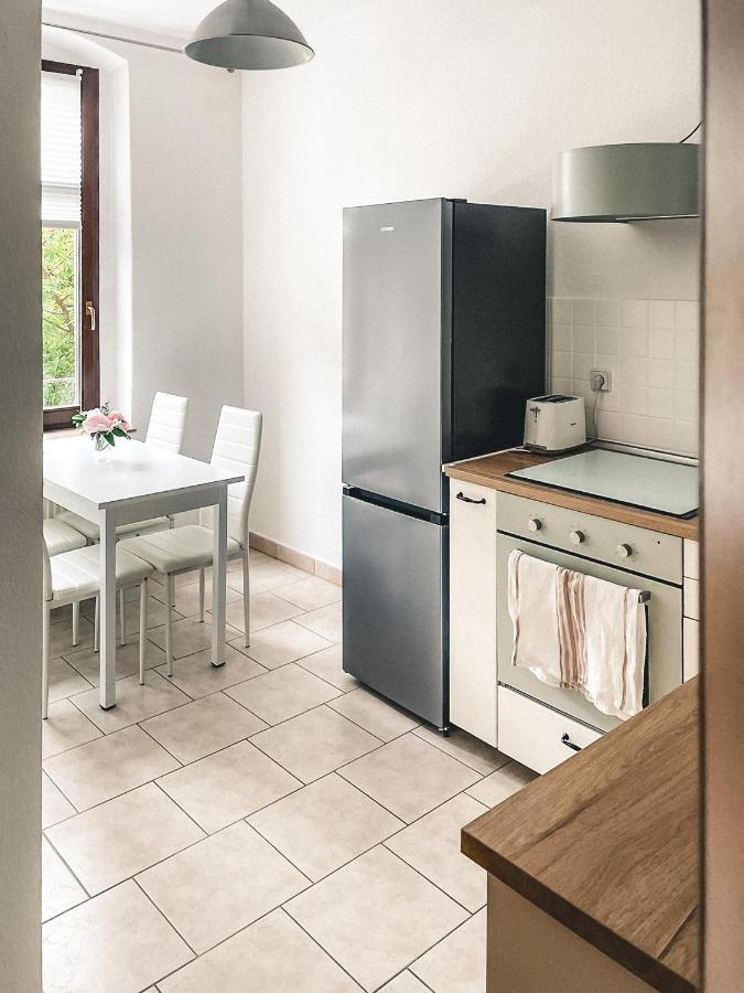 Zentrum, 2R, Balkon, Wifi, 4P, Modern, Ruhig 开姆尼茨 外观 照片